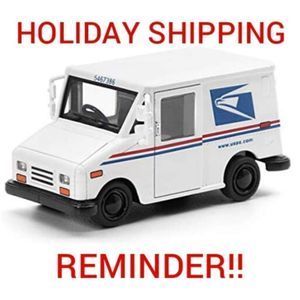Holiday Post Office USPS Shipping Reminder